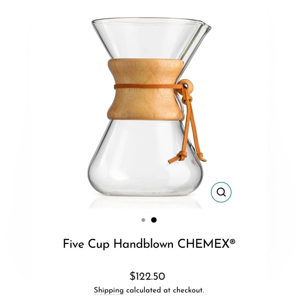 VTG Chemex Handblown Coffeemaker